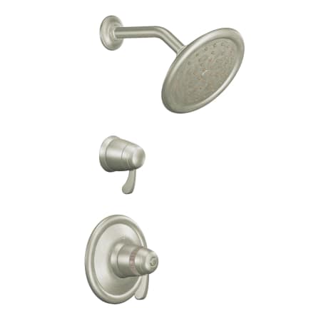 A large image of the Moen 770 Shower Trim and Volume Control in Brushed Nickel