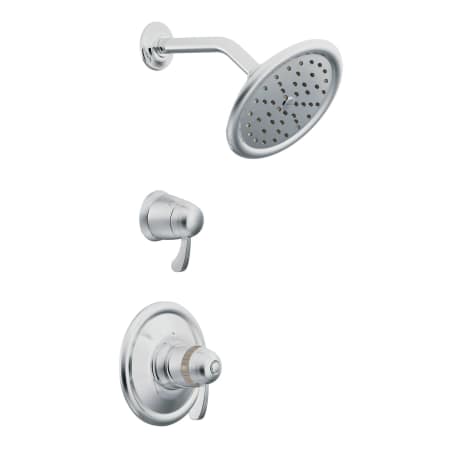 A large image of the Moen 770 Shower Trim and Volume Control in Chrome