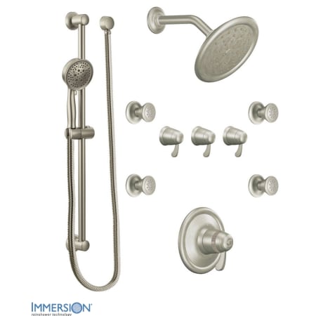A large image of the Moen 775 Brushed Nickel