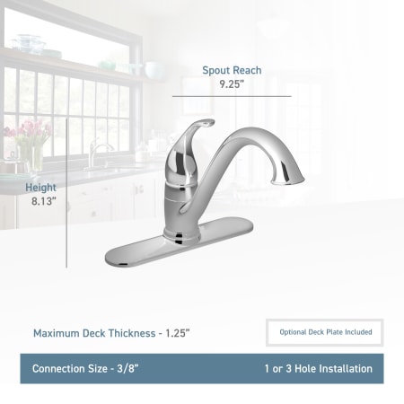 A large image of the Moen 7825 Moen-7825-Lifestyle Specification View