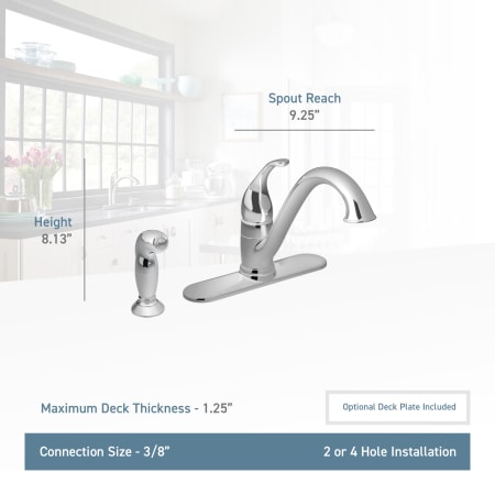 A large image of the Moen 7840 Moen-7840-Lifestyle Specification View