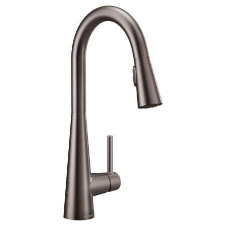 A large image of the Moen 7864 Black Stainless Steel