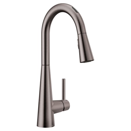 A large image of the Moen 7864EV Black Stainless Steel