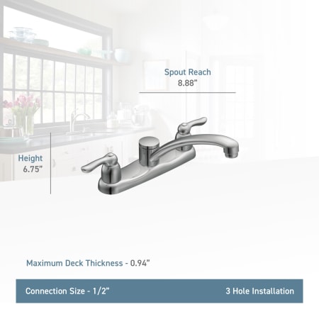 A large image of the Moen 7906 Moen-7906-Lifestyle Specification View