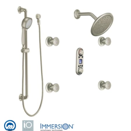 A large image of the Moen 795 Brushed Nickel