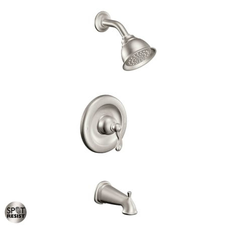 A large image of the Moen 82008 Spot Resist Brushed Nickel