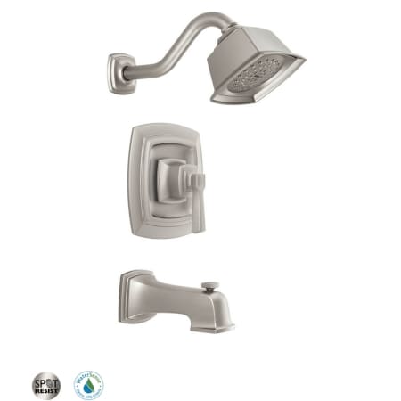 A large image of the Moen 82830EP Spot Resist Brushed Nickel