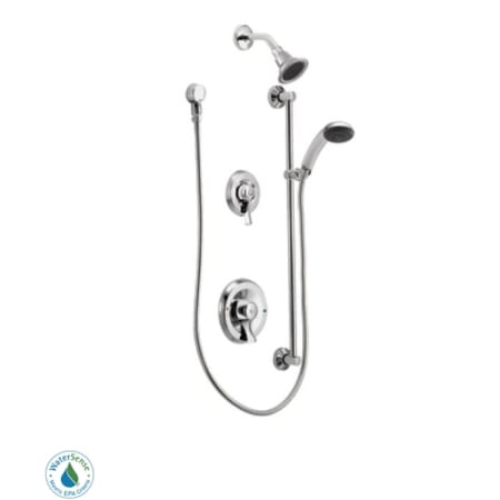 A large image of the Moen 8342EP15 Chrome
