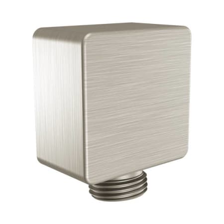 A large image of the Moen 835 Wall Supply Elbow in Brushed Nickel