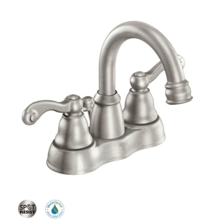 A large image of the Moen 84003 Spot Resist Brushed Nickel