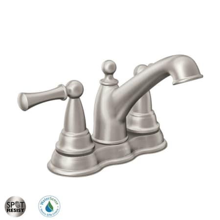 Moen 84600srn Spot Resist Brushed Nickel Sage Centerset Bathroom