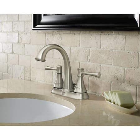 Moen 84777msrn Spot Resist Brushed Nickel Microban Double