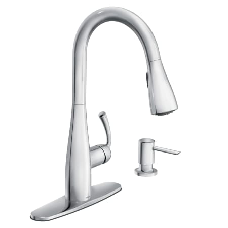 A large image of the Moen 87014 Chrome