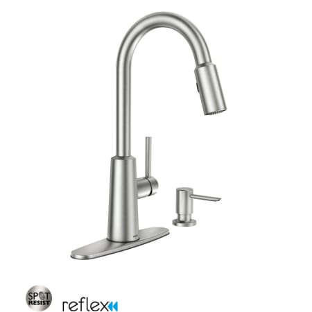 A large image of the Moen 87066 Spot Resist Stainless