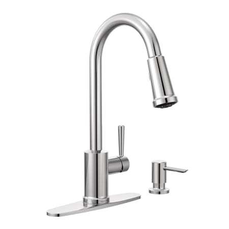 A large image of the Moen 87090 Chrome