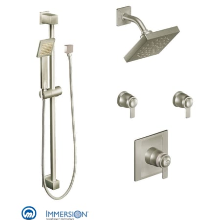 A large image of the Moen 870 Brushed Nickel