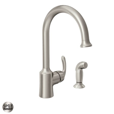 A large image of the Moen 87301 Spot Resist Stainless