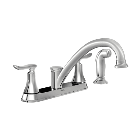 A large image of the Moen 87302 Chrome