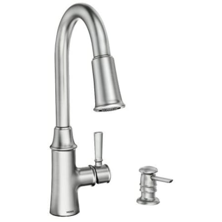 A large image of the Moen 87402 Spot Resist Stainless