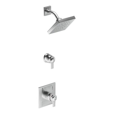 A large image of the Moen 876 Shower Trim and Volume Control in Chrome