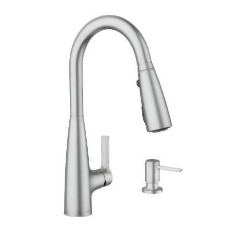 A large image of the Moen 87627EI Spot Resist Stainless