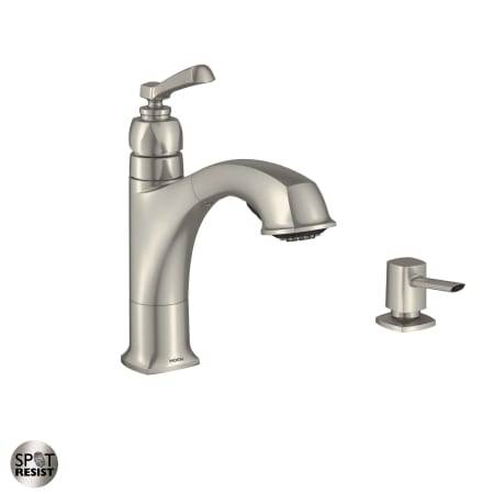 A large image of the Moen 87659 Spot Resist Stainless