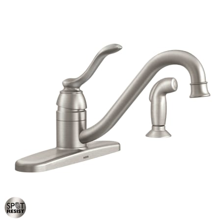 A large image of the Moen 87690 Spot Resist Stainless