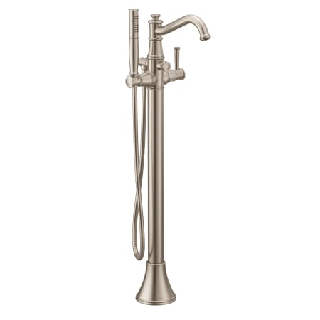 A large image of the Moen 9025 Brushed Nickel
