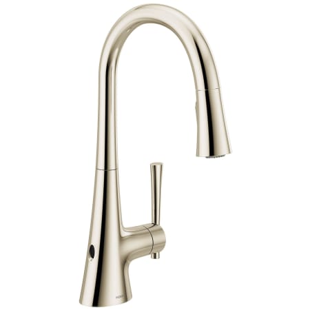 A large image of the Moen 9126EW Polished Nickel