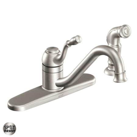 A large image of the Moen CA87009 Spot Resist Stainless