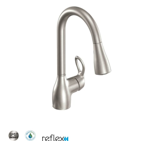 A large image of the Moen CA87011 Spot Resist Stainless