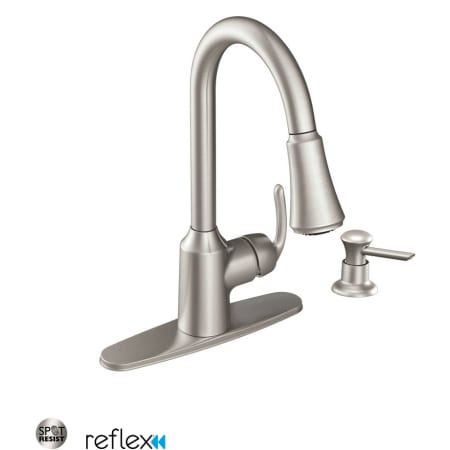 A large image of the Moen CA87094 Spot Resist Stainless