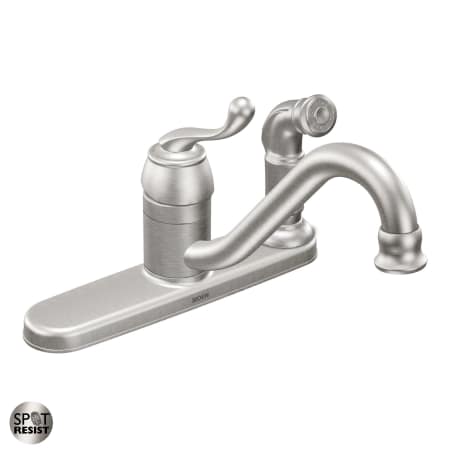 A large image of the Moen CA87524 Spot Resist Stainless