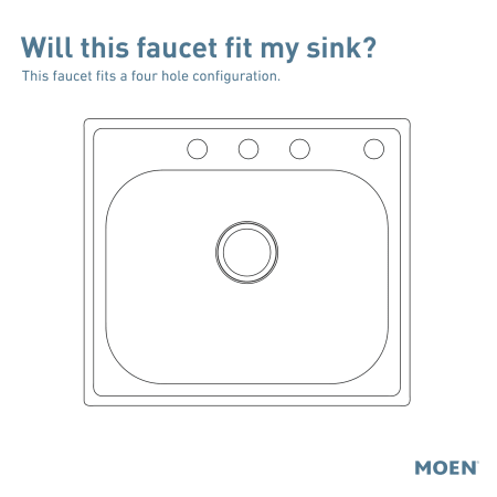 Moen CA87528 Chrome Banbury Kitchen Faucet with Side Spray - Faucet.com