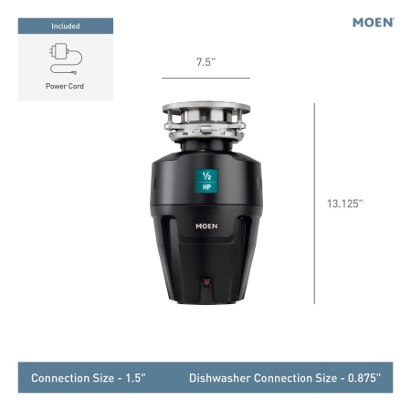A large image of the Moen EX50C Alternate Image