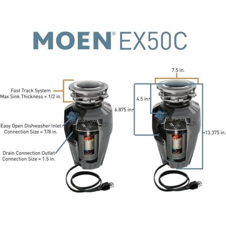 A large image of the Moen EX50C Alternate View