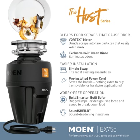 A large image of the Moen EX75C Alternate Image
