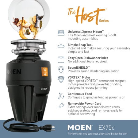 A large image of the Moen EX75C Alternate View