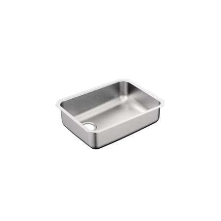 Moen G18192l Stainless 1800 Series Steel 23 Single Basin A Large Image Of The Moen G18192l Stainless