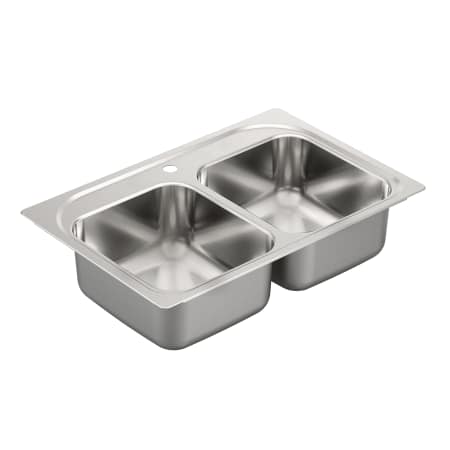 A large image of the Moen G202131Q Brushed/Satin Stainless
