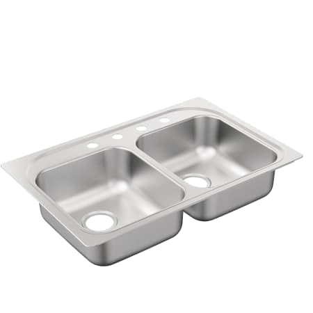 A large image of the Moen G222154B Brushed/Satin Stainless