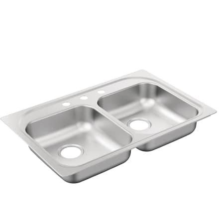 A large image of the Moen G222203B Brushed/Satin Stainless