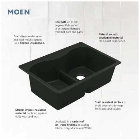 A large image of the Moen GG4010B Alternate Image