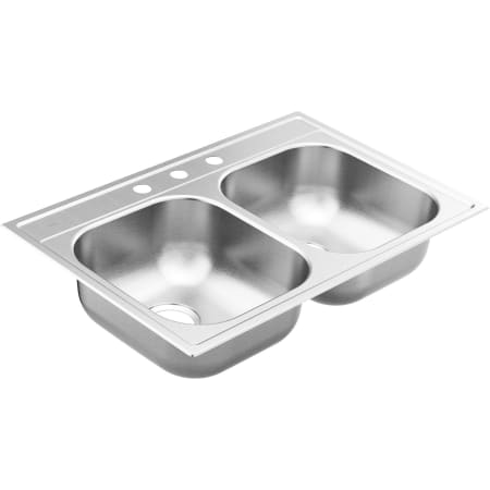 A large image of the Moen GS202153BQ Stainless Steel