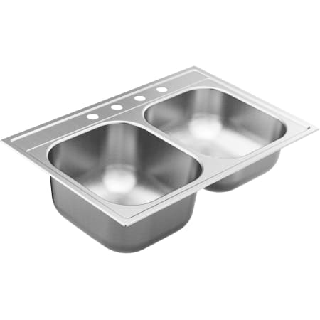 A large image of the Moen GS202334Q Stainless Steel
