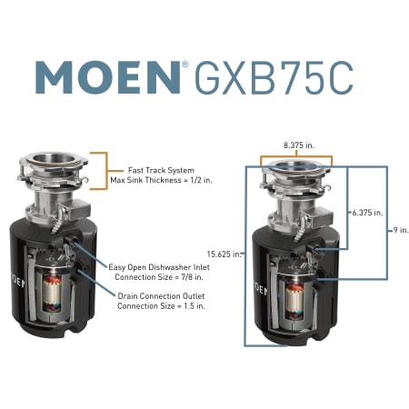A large image of the Moen GXB75C Alternate Image