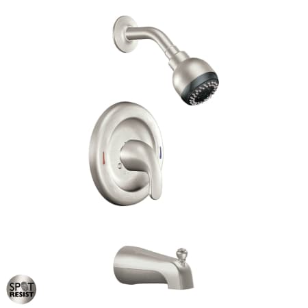 A large image of the Moen L82001 Spot Resist Brushed Nickel