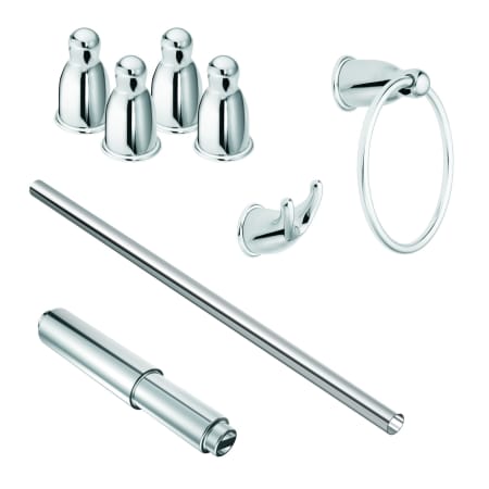 A large image of the Moen Mason Accessories Bundle 2 Chrome