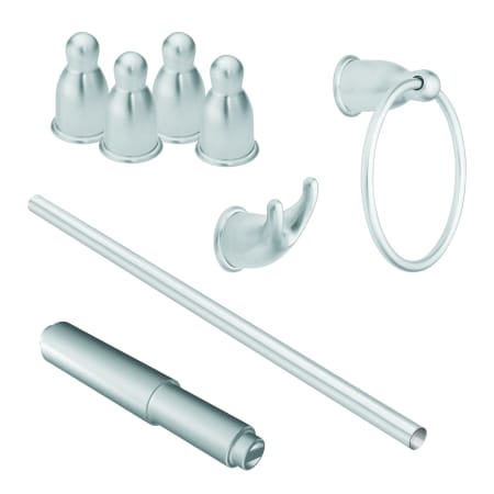 A large image of the Moen Mason Accessories Bundle 2 Brushed Chrome