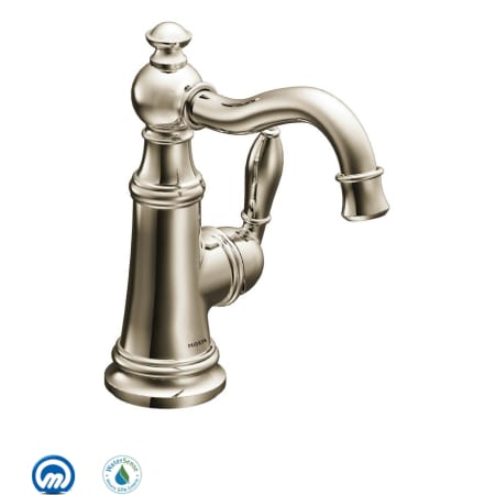 A large image of the Moen S42107 Nickel